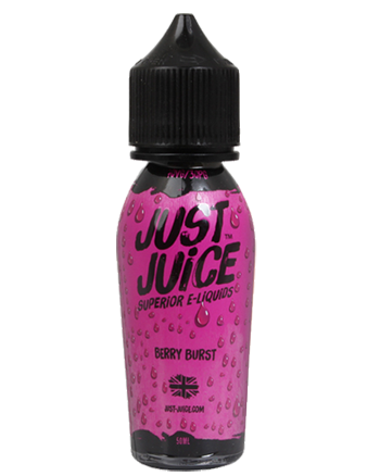 Berry Burst e-liquid is a combination of berry fruit flavours including luscious strawberry, blueberry, and blackberry.   This e-liquid is 70%VG which is ideal for flavour and clouds. We recommend using this e-liquid in a Sub-ohm kit. Just Juice 50ml - Vapox UK LTD (5652358332577)