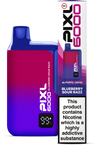 PIXL 6000 Big Puff Disposable Vape -Blueberry Sour Razz / 20mg (8694175531243)