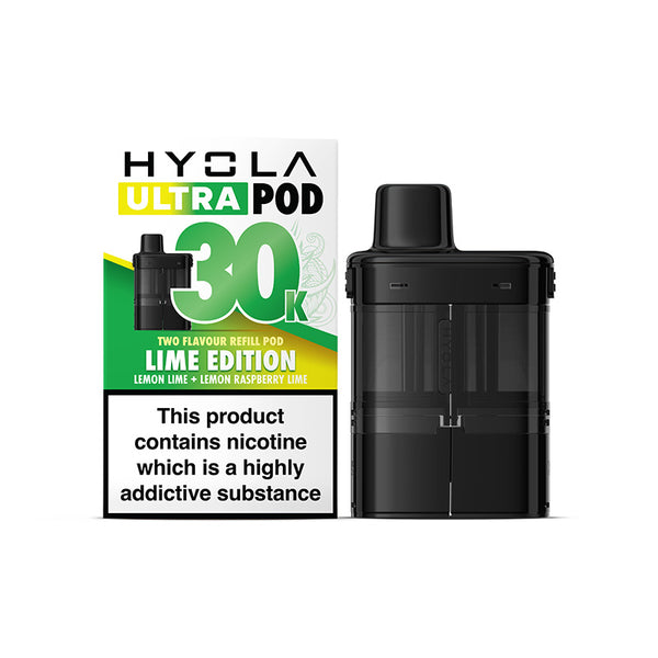 Hyola Ultra 30K Prefilled Pods/ Lime Edition (15239341474173)