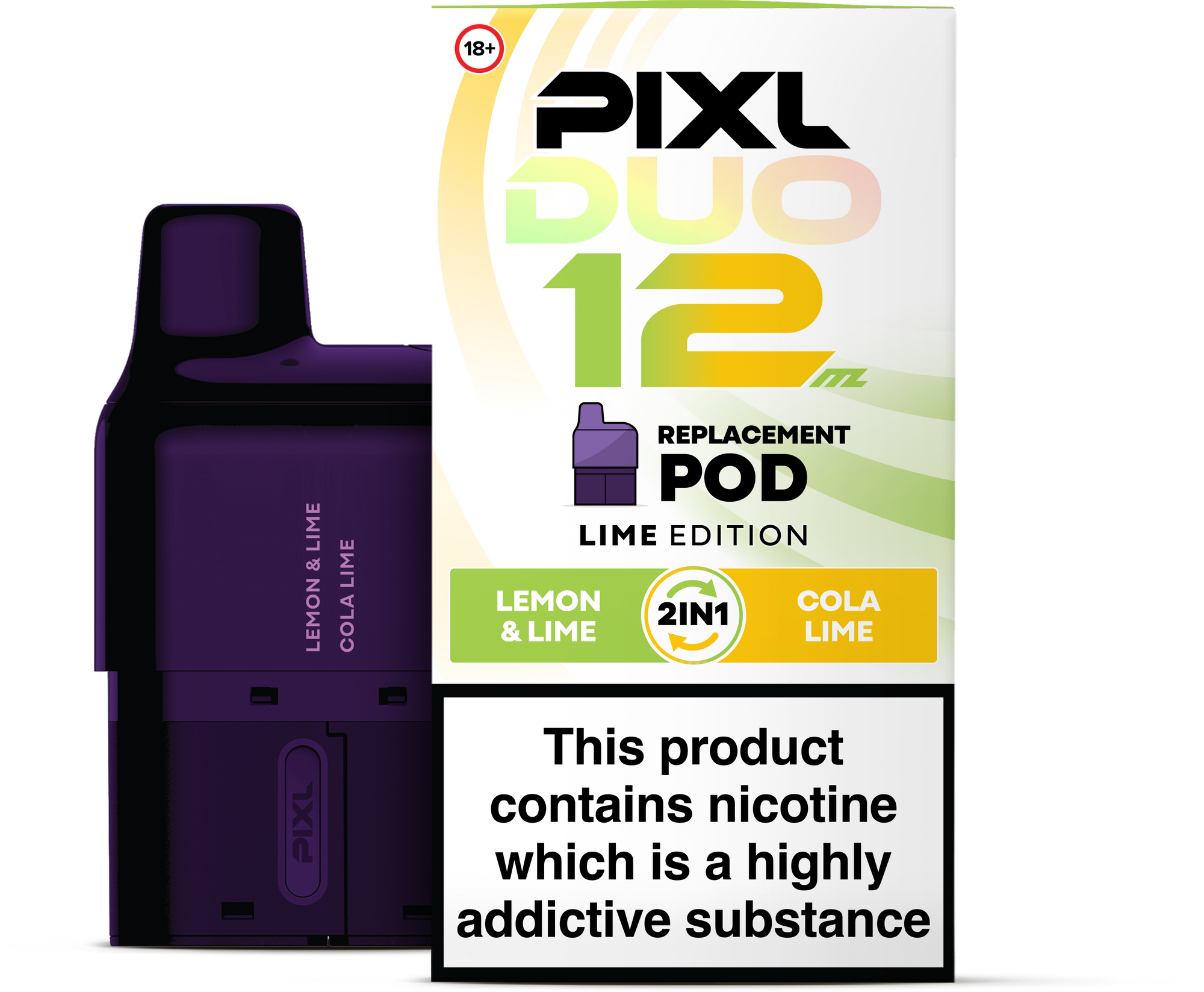 PIXL Duo Compliant Replacement Pod - Lime Edition / 20mg