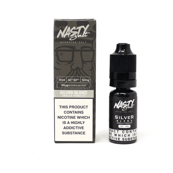 Silver Blend Nic Salt eLiquid by Nasty Juice