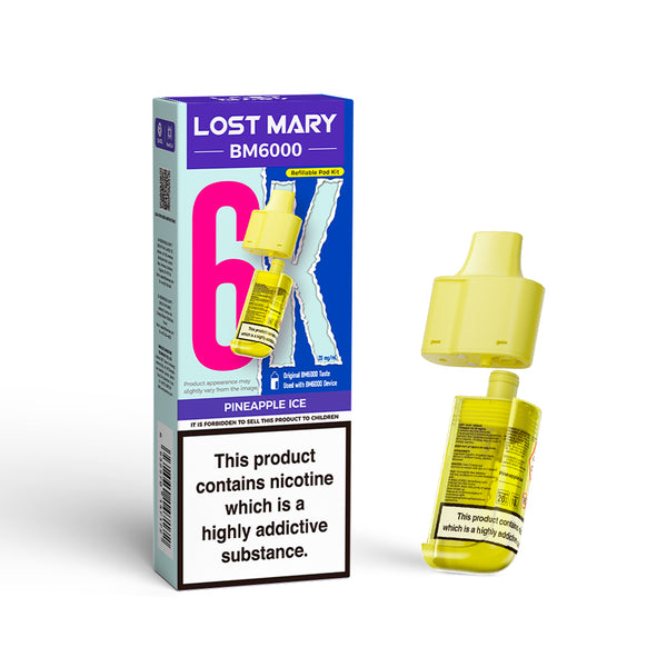 Lost Mary BM6000 Replaceable Pods/ Pineapple ice