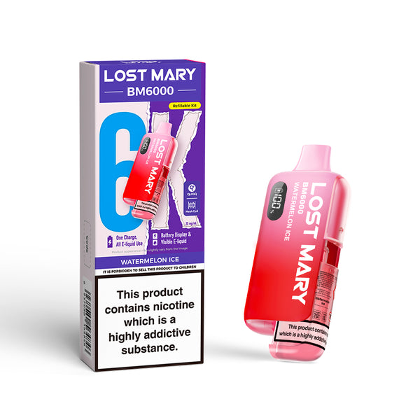 Lost Mary BM6000 Prefilled Pod Kit/ Watermelon Ice