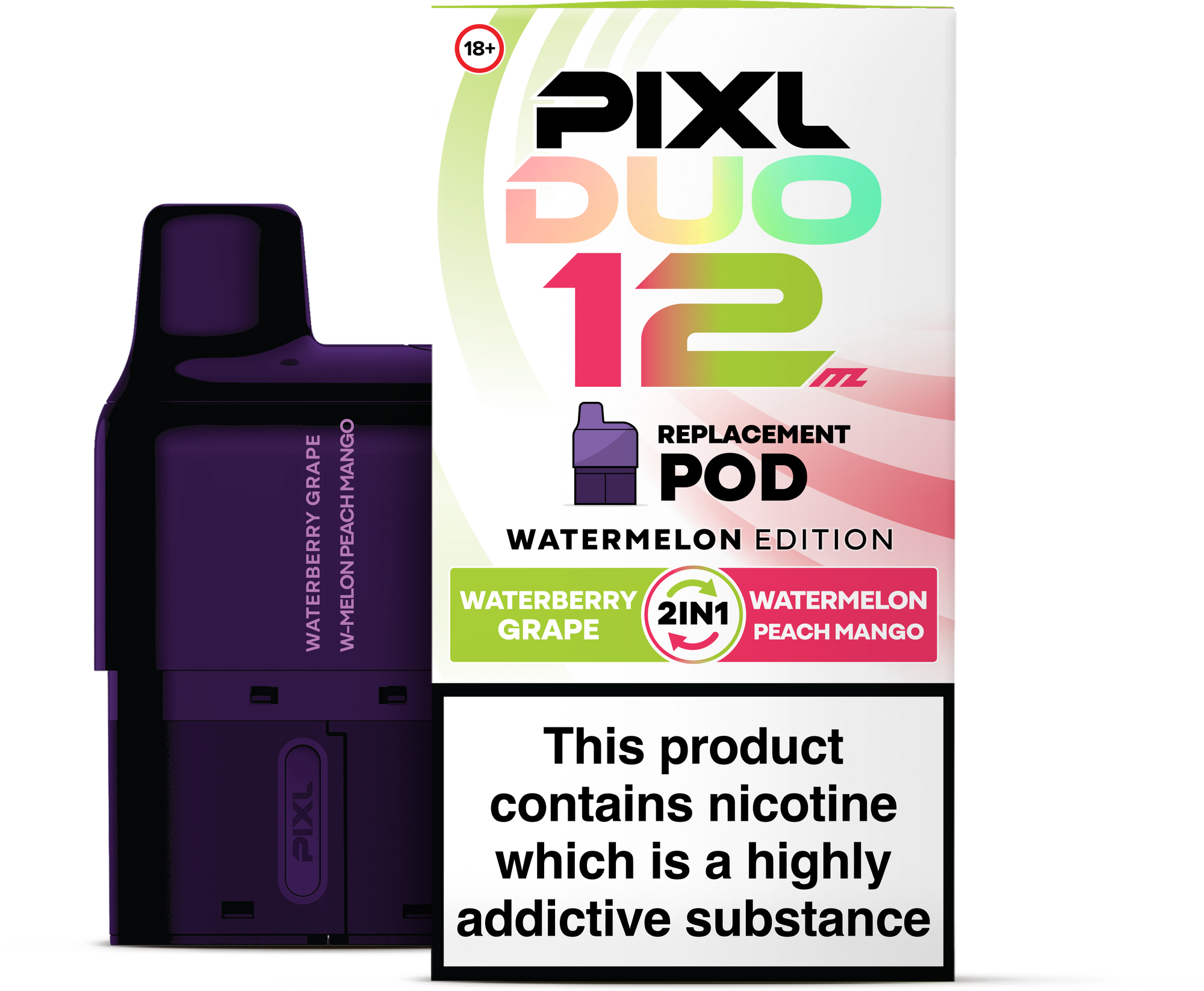 PIXL Duo Compliant Replacement Pod - Watermelon Edition / 20mg (15187407274365)