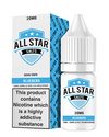 Blueberg Nic Salt eLiquid by All Star - Blueberg eLiquid by All Star is a juicy blend featuring berries mixed with cooling menthol. - Vapox UK LTD (5552918364321)