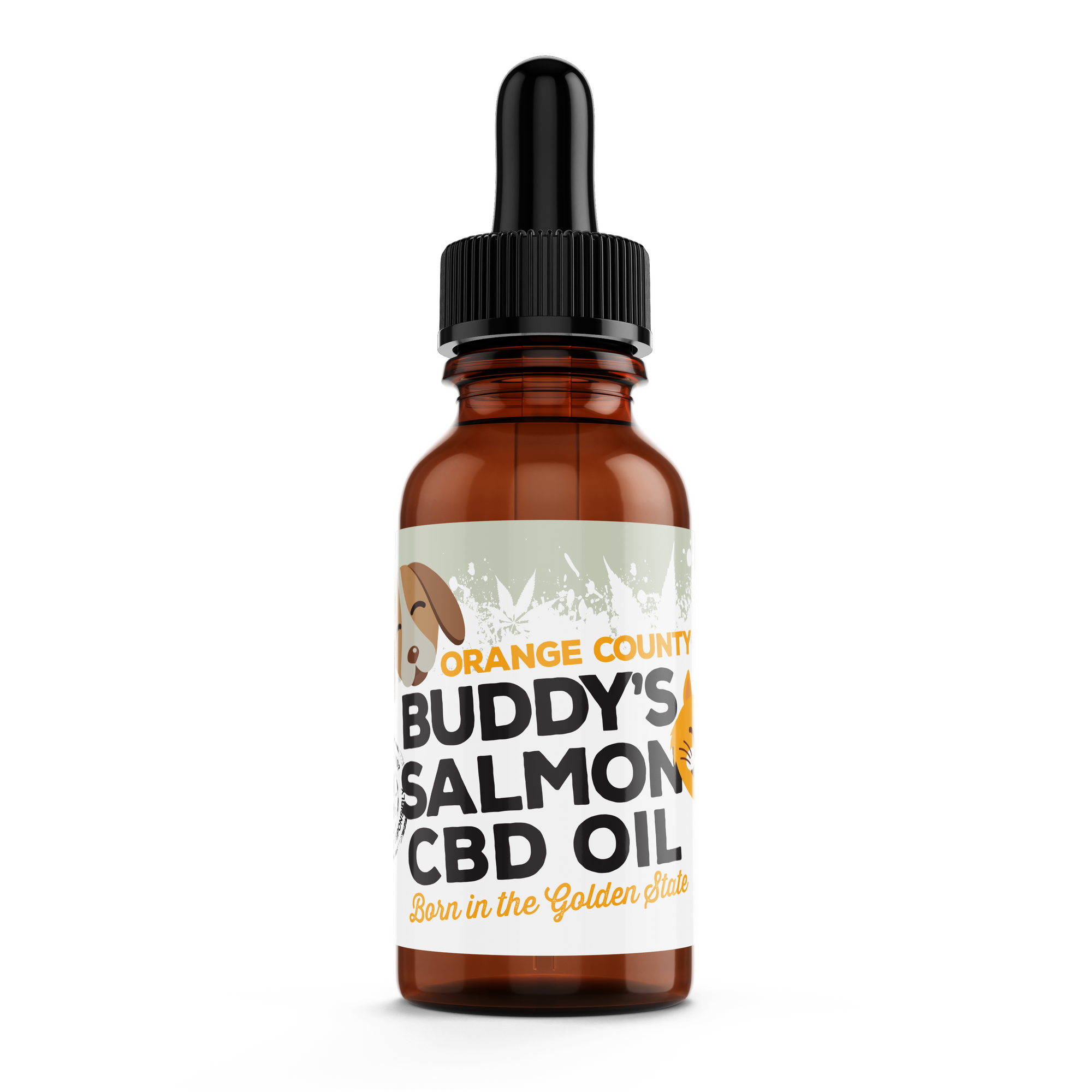 Buddy's Salmon CBD Oil 30ml By Orange County CBD (6885640536225)