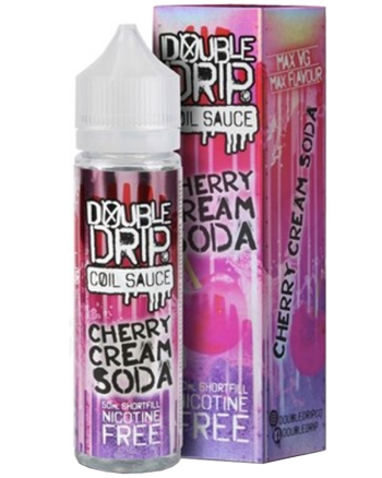Cherry Cream Soda eLiquid by Double Drip Coil Sauce 50ml - Vapox UK LTD (4517420466248)
