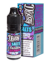 Frozen Berries e-liquid is a sweet blend featuring a mixture of berries and menthol.   This e-liquid is 50%VG which is ideal for flavour and discreet clouds. We recommend using this e-liquid in a pod device or starter kit. Doozy Vape Salts - Vapox UK LTD (5595760689313)