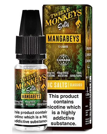 Mangabeys Nic Salt eLiquid by Twelve Monkeys - Vapox UK (4494395998280)