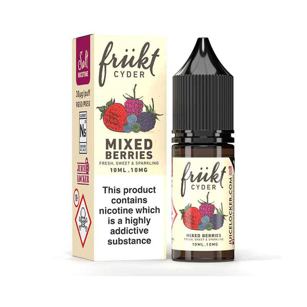 Mixed Berries Nic Salt  eLiquid by Frukt Cyder (6817064845473)