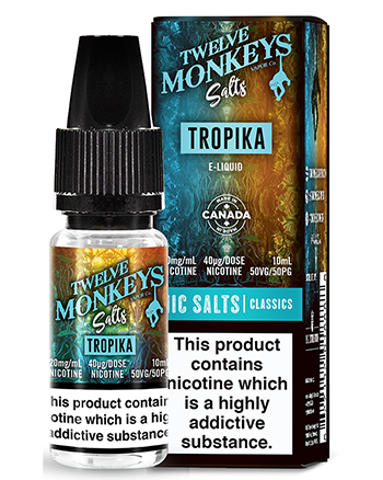 Tropika Nic Salt eLiquid by Twelve Monkeys - Vapox UK (4494396063816)