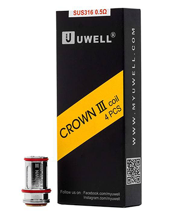 Uwell Crown 3 Replacement Coils - Vapox UK LTD (4510350377032)