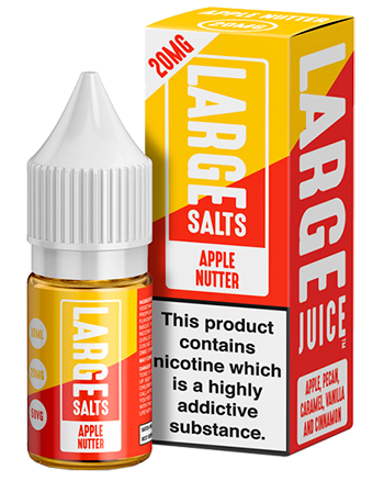 Apple Nutter e-liquid is a desserty combination featuring apple and cinnamon with caramel.  This e-liquid is 50%VG which is ideal for flavour and discreet clouds. We recommend using this e-liquid in a pod device or starter kit. (5794954150049)