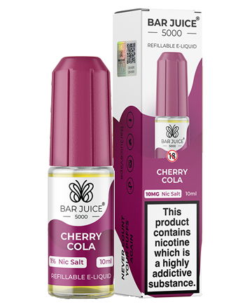 Cherry Cola Nic Salt eLiquid by Bar Juice 5000 (8177532207339)