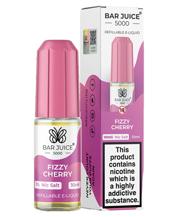 Fizzy Cherry Nic Salt eLiquid by Bar Juice 5000
