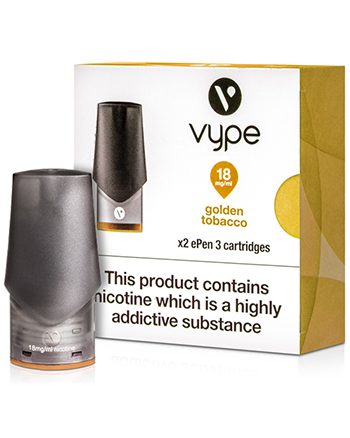Golden Tobacco eLiquid ePen 3 Pod by Vype - Vapox UK LTD (4576208977992)
