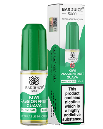Kiwi Passionfruit Guava Nic Salt eLiquid by Bar Juice 5000 (8177532502251)