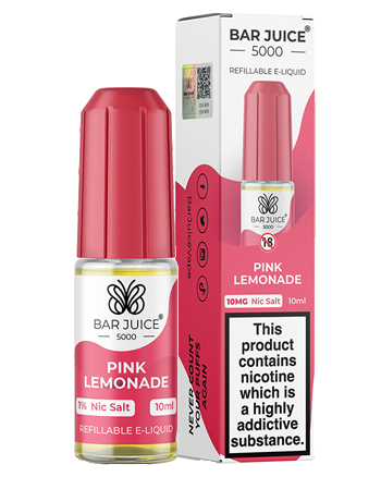 Pink Lemonade Nic Salt eLiquid by Bar Juice 5000