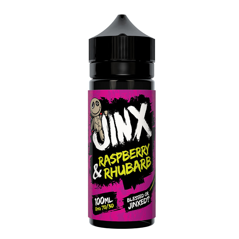 Raspberry & Rhubarb E-liquid By Jinx 100ml (6904066244769)
