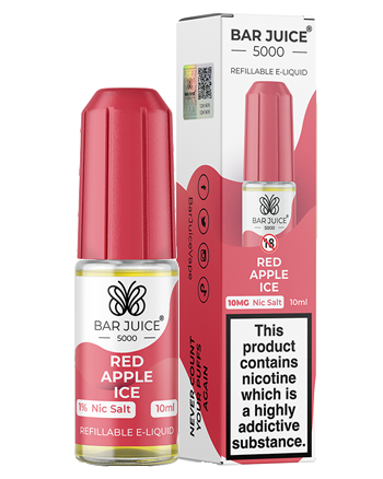 Red Apple Ice Nic Salt eLiquid by Bar Juice 5000