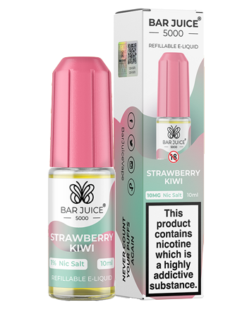 Strawberry Kiwi Nic Salt eLiquid by Bar Juice 5000 (8177532797163)