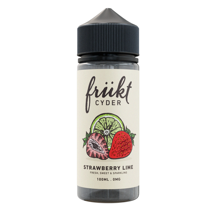 Strawberry Lime eLiquid by Frukt Cyder 100ml (6754623553697)