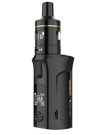 The Vaporesso Target Mini 2 Kit is small yet great sub-ohm and MTL vape kit. Powered by a built-in 2000mAh battery and capable of 50W maximum output, making it ideal for use with high VG and high PG eliquids for producing big clouds and great flavour.  Black Kit (5814579855521)