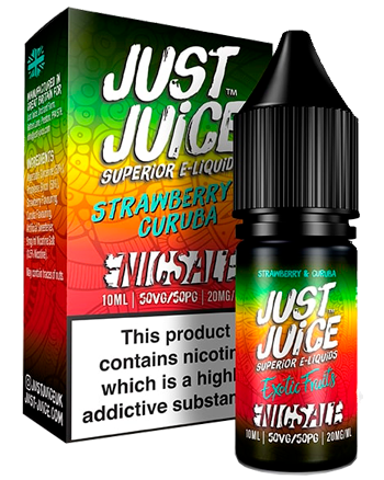 Strawberry & Curuba Nic Salt eLiquid by Just Juice Exotic Fruits