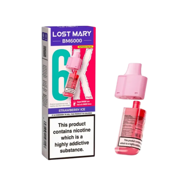 Lost Mary BM6000 Replaceable Pods/ Blueberry Sour Raspberryb