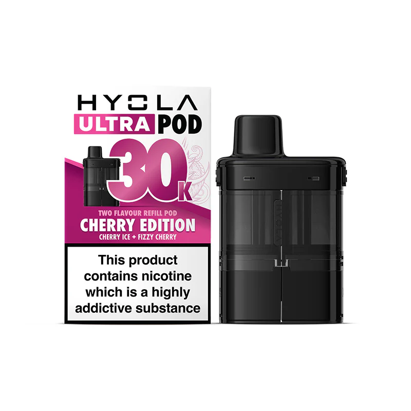 HUCherryEditionPod_Box Hyola Ultra 30K Prefilled Pods/ Cherry Edition - Image 1